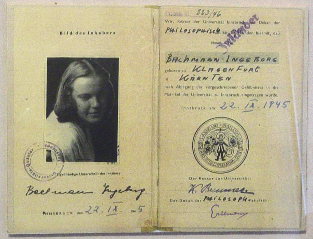 Studienbuch Ingeborg Bachmanns