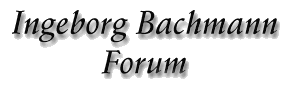 Ingeborg Bachmann Forum